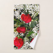 Bouquet de fleurs (Serviette à main)