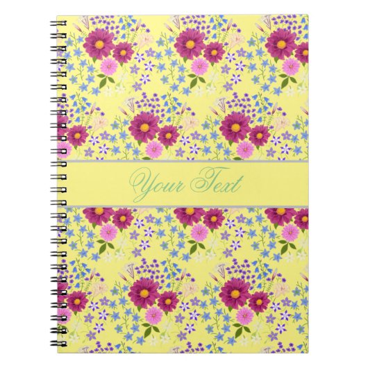 Bouquet de fleurs avec cahier Dahlia (Devant)