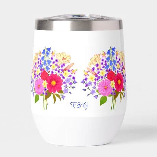 Bouquet de fleurs blanc (Avant)