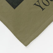 "Bouquet de fleurs" couverture polaire personnalis (Coin)