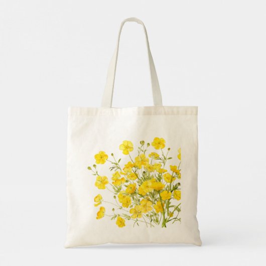 bouquet de fleurs de betercup jaune 2 sacs fourre- (Dos)