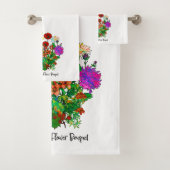 Bouquet de fleurs de naissance mensuelles (En situation)