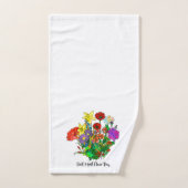 Bouquet de fleurs de naissance mensuelles (Serviette à main)