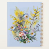 Bouquet de fleurs de printemps d'aquarelle Cottage (Dos)