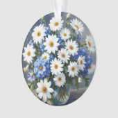 Bouquet de fleurs Élégantes marguerites Aquarelle (devant)