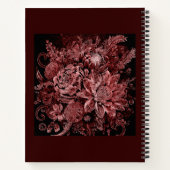 Bouquet de fleurs gravé - Journal intime (Dos)