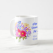 Bouquet de fleurs Mug pour la Saint-Valentin (Devant gauche)