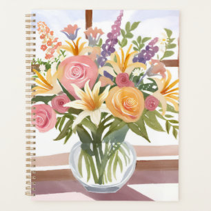 Bouquet de fleurs printanières Aquarelle florale