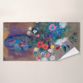 Bouquet de fleurs, Redon (Serviette de bain)