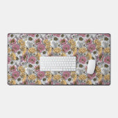 Bouquet de fleurs - roses, pivoines, marguerites e (Clavier et souris)