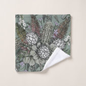 Bouquet de fleurs Sage Wild Bush - Protea & Grevil (Gant de toilette)