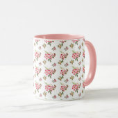 bouquet de fleurs tasse à café (Devant droit)