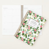 Bouquet de fleurs tropicales à l'aquarelle (Devant avec enveloppe)