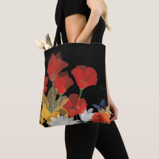 Bouquet de Fluers et Noir Draagtas