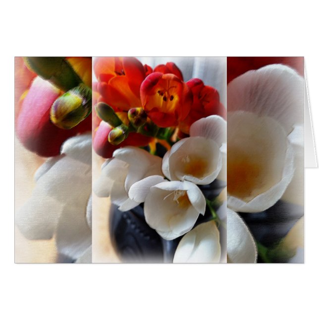 bouquet de freesias (Devant horizontal)