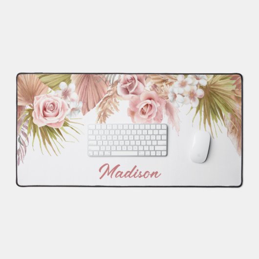 Bouquet de frontière florale Boho (Clavier et souris)