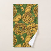 Bouquet de galets jaunes (Serviette à main)