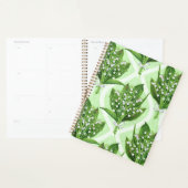 Bouquet de lys de la vallée fleurs sur vert (Devant avec enveloppe)