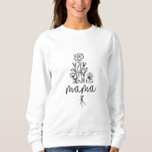 Bouquet de Mama Floral Sweatshirt - Confortable