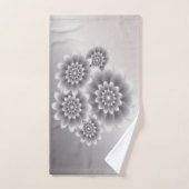 Bouquet de pétales d'argent (Serviette à main)