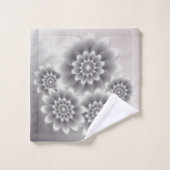 Bouquet de pétales d'argent (Gant de toilette)