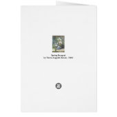 Bouquet de printemps de Pierre Renoir, Fleurs Vint (Dos)