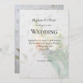 Bouquet de roses coloré bracelet Invitation (Devant / Derrière)