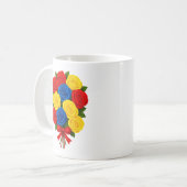 Bouquet de Roses Mug Classique (Devant gauche)