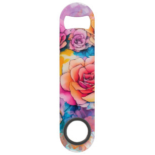 Bouquet de taches de peinture aquarelle moderne