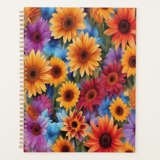 Bouquet de tournesol Abstrait n° 7 - (Devant)
