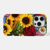 Bouquet de tournesol - iPhone 15 Pro Coque (Verso Horizontal)