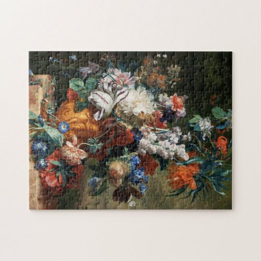 Bouquet de Van Huysum's de puzzle de fleurs (Horizontal)
