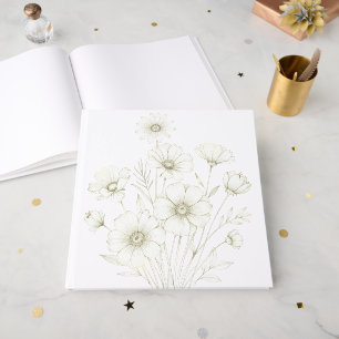 Bouquet délicat de cosmos en ligne gracieuse