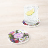 Bouquet Delite Zandsteen Onderzetter (Zijkant)