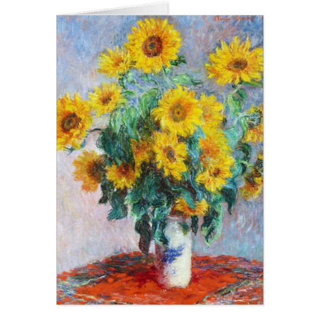 Bouquet des tournesols, Claude Monet 1880 (Devant)