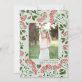 Bouquet d'hiver | Carte photo de vacances (Devant)