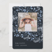 Bouquet d'hiver | CARTE PHOTO HANOUKKA (Devant)