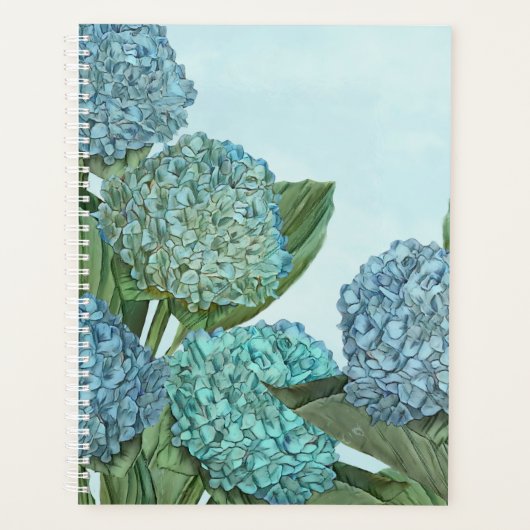 Bouquet d'hortensia bleu d'été (Devant)