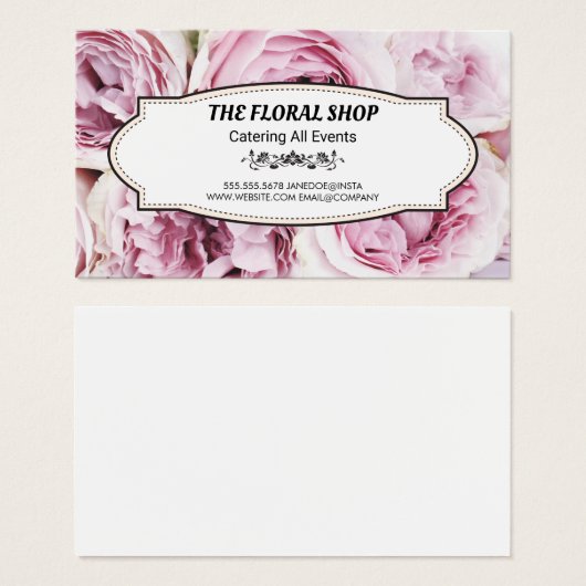 Bouquet élégant de fleurs (Devant & derrière)