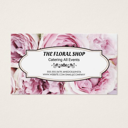 Bouquet élégant de fleurs (Devant)