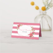 Bouquet en witte en roze strepen (Achterkant)