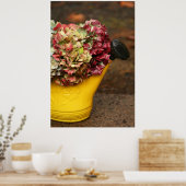 Bouquet et arrosage Poster (Cuisine)