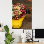 Bouquet et arrosage Poster (Bureau à domicile)