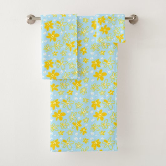 Bouquet Fleur Daisy Meadow Sky Jaune Blanc (En situation)