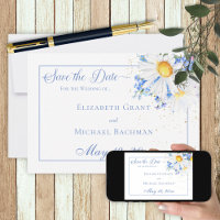 Bouquet Fleurs de champ Enregistrer la carte Date