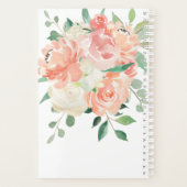 Bouquet floral aquarelle avec votre nom (Dos)