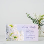 Bouquet floral blanc Merci de sympathie (Debout devant)