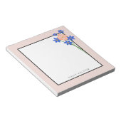 Bouquet floral Bloc-notes personnalisé 5,5 po x 6 (Incliné)