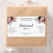 Bouquet floral bohème face Étiquettes (En situation)