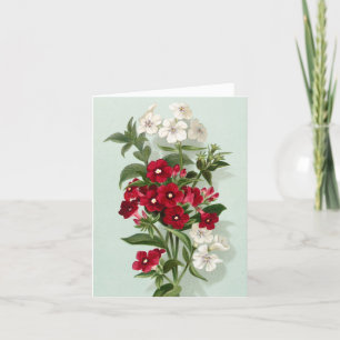 Bouquet floral Carte de remerciements